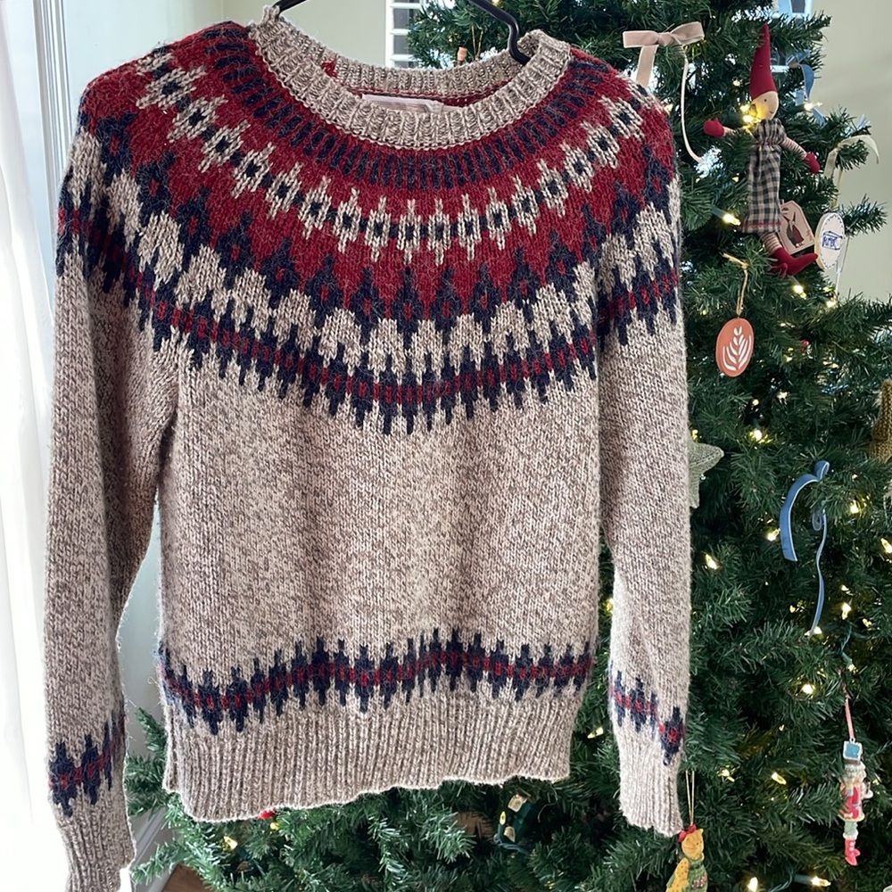 Vintage fair isle sweater